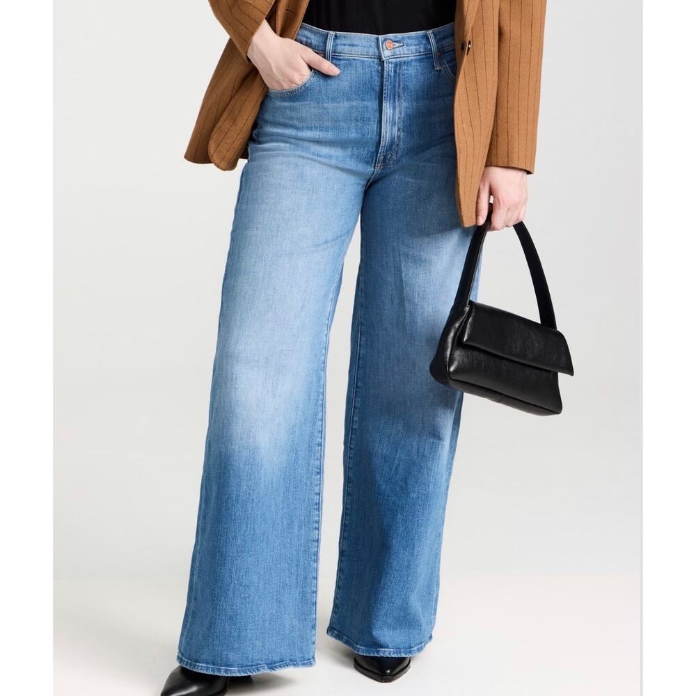 MOTHER The Undercover Wide Leg Jeans in "New Sheriff In Town" Size 32